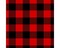 Red Black Buffalo Plaid Flannel Fabric | By The Yard | Sewing and Crafting | 42 inches wide